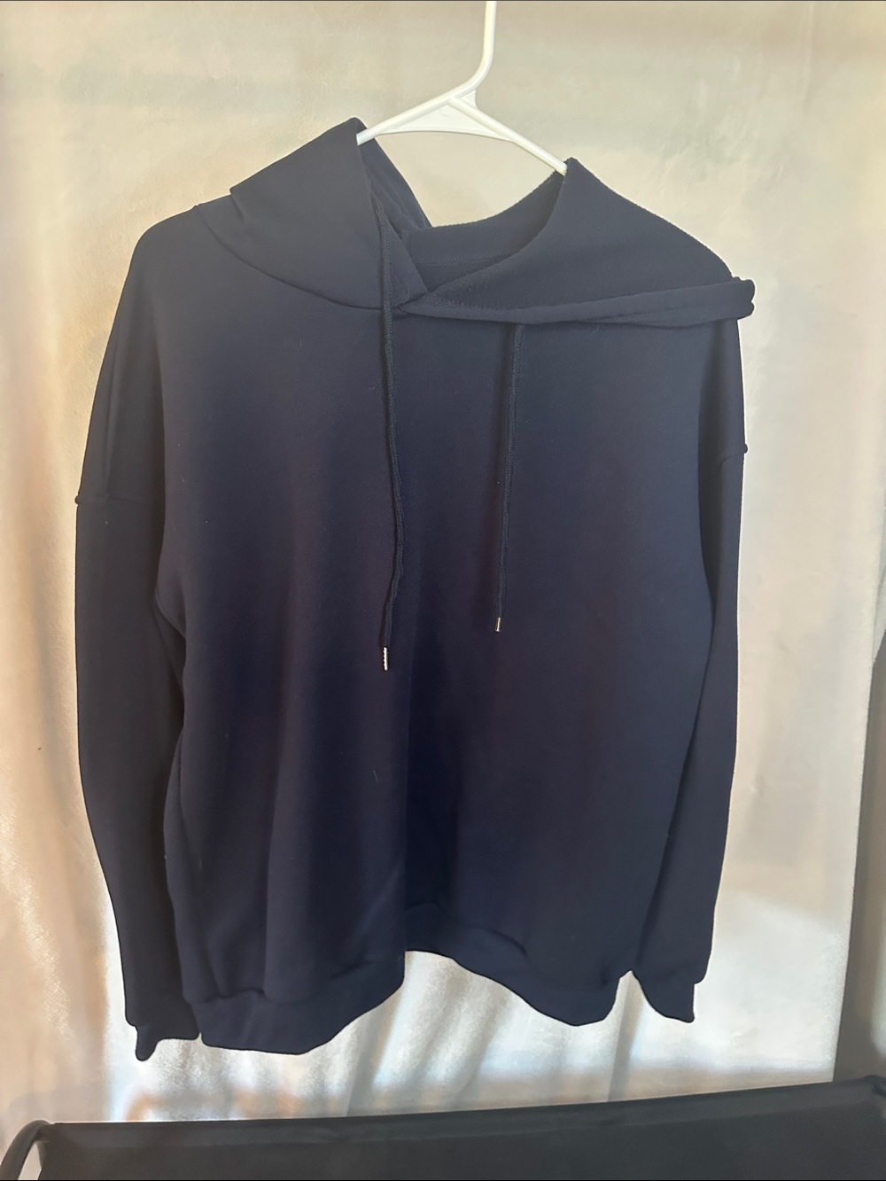 SHEIN Men's Navy Crewneck Hoodie Sweater